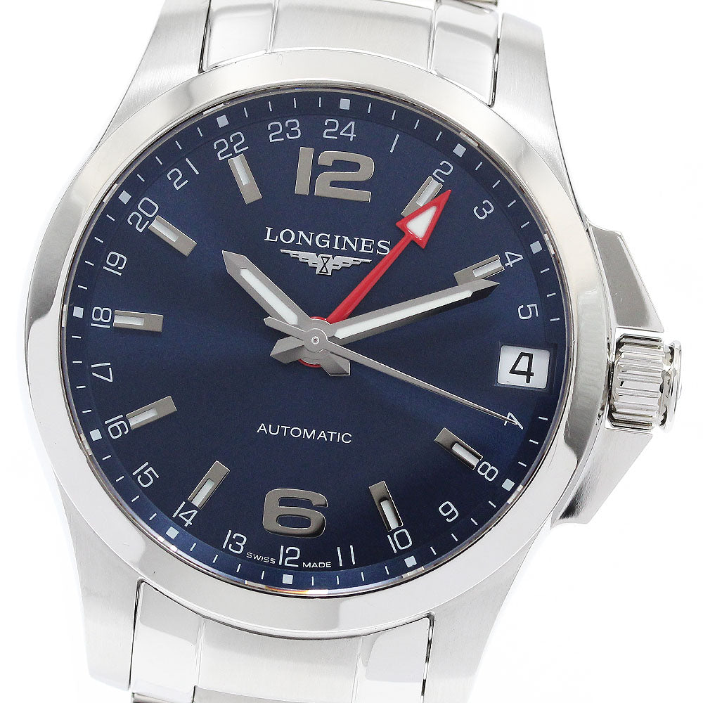 LONGINES Conquest L3.687.4 GMT date Navy Dial Automatic Men's Watch_912013