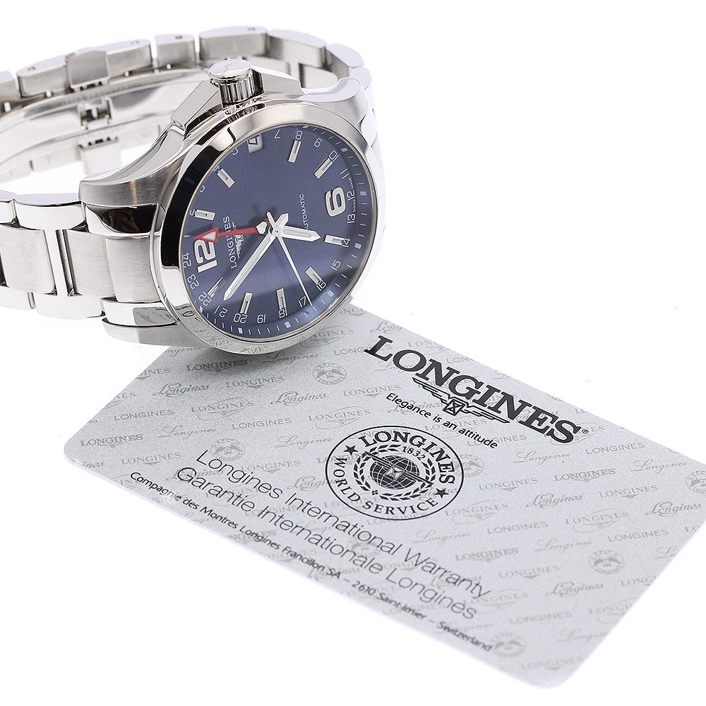 LONGINES Conquest L3.687.4 GMT date Navy Dial Automatic Men's Watch_912013