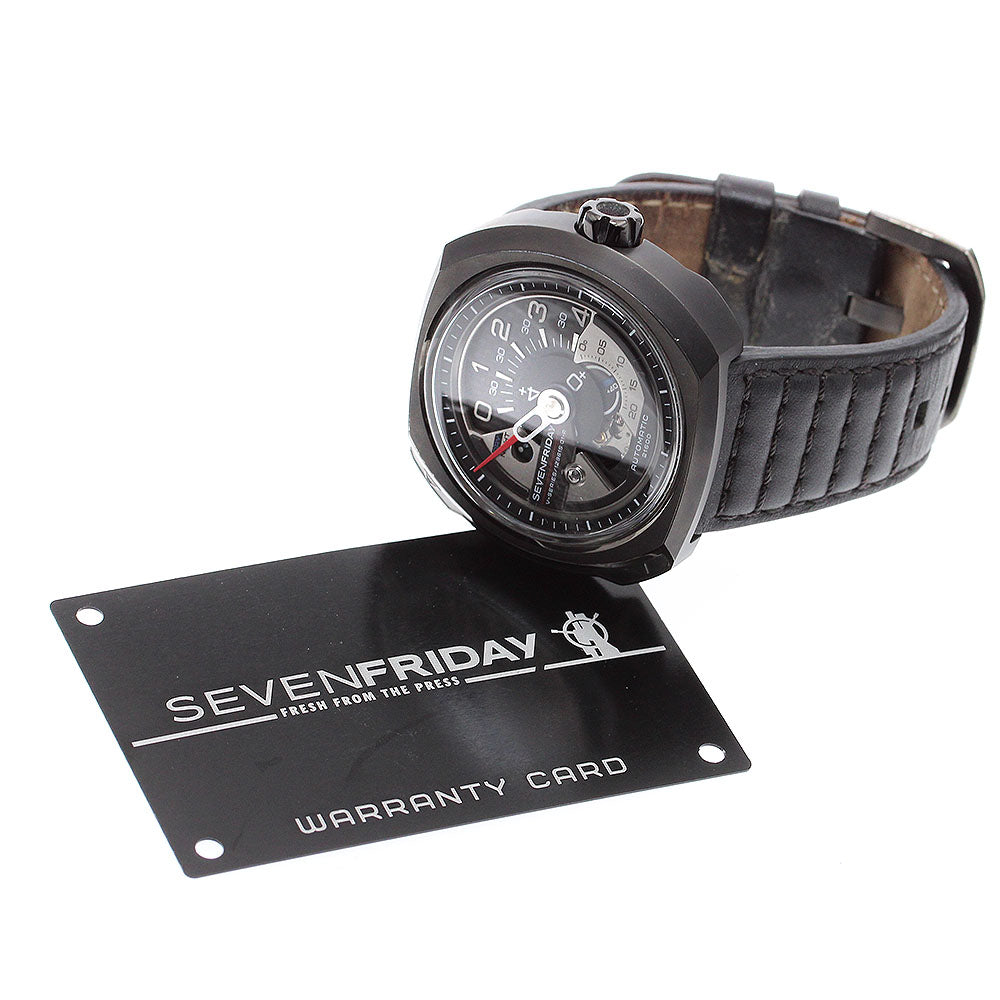 SEVENFRIDAY V series SF-V3/01 Black / Silver Dial Automatic Men's Watch_912014