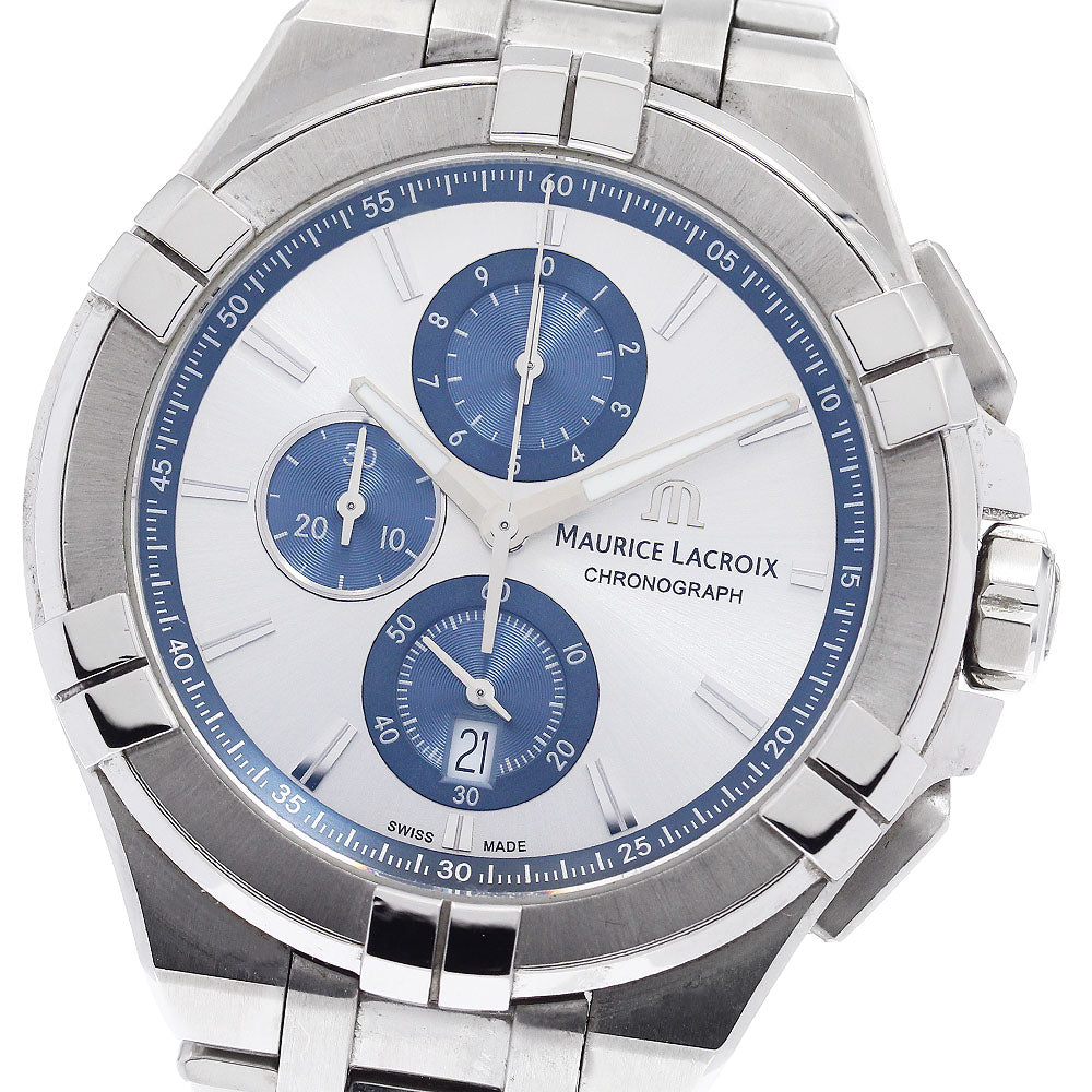 Maurice Lacroix icon AI1018-SS002-131-1 Chronograph Quartz Men's Watch_912016