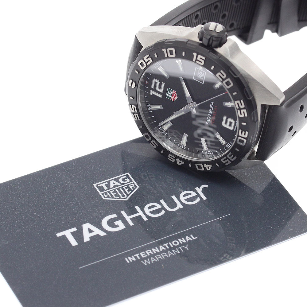 TAG HEUER Formula 1 WAZ1110 Date black Dial Quartz Men's Watch_912021