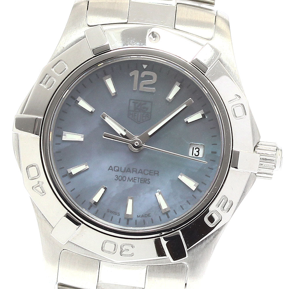 TAG HEUER Aqua racer WAF1417 Date Blue shell Dial Quartz Ladies Watch_912027