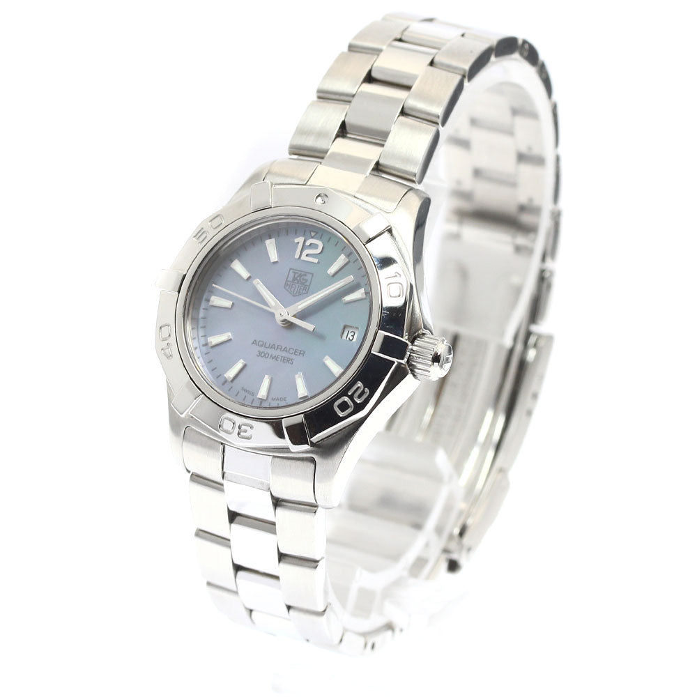TAG HEUER Aqua racer WAF1417 Date Blue shell Dial Quartz Ladies Watch_912027