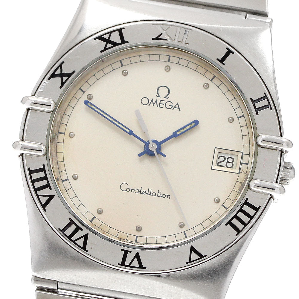 OMEGA Constellation Date Silver Dial Quartz Men's Watch_912032