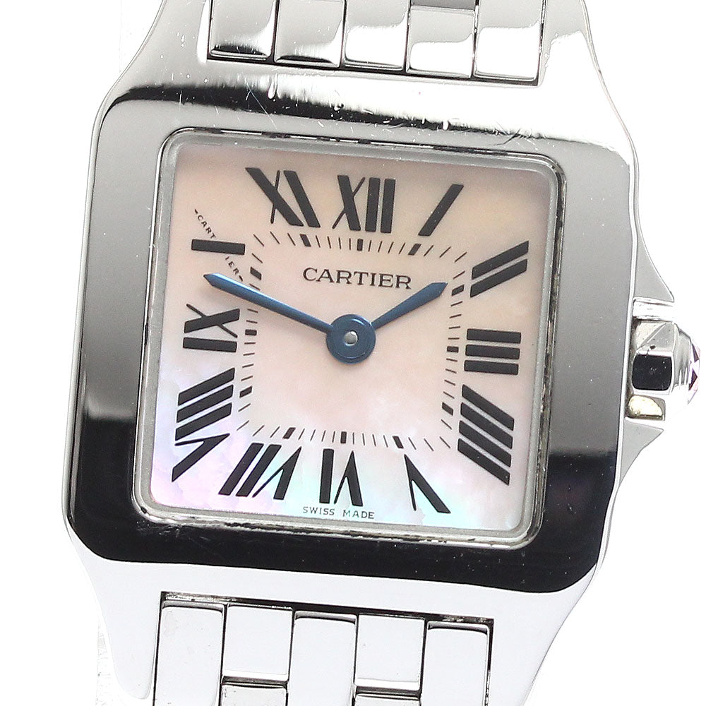 CARTIER Santos de Moiselle SM W25075Z5 Pink shell dial Pink shell Dial Quartz Ladies Watch_912041