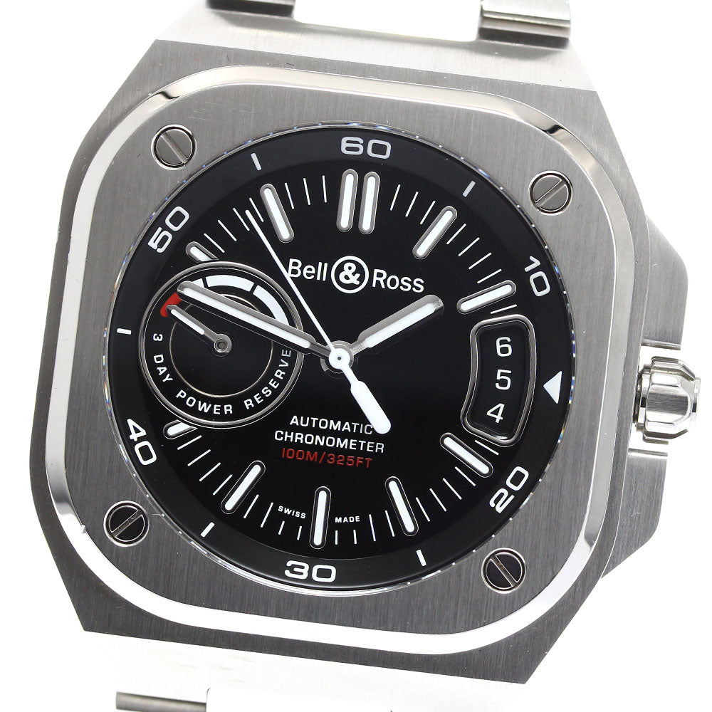 Bell＆Ross BR-X5 Black Steel BRX5-BL-ST Power reserve Automatic Men's_912050