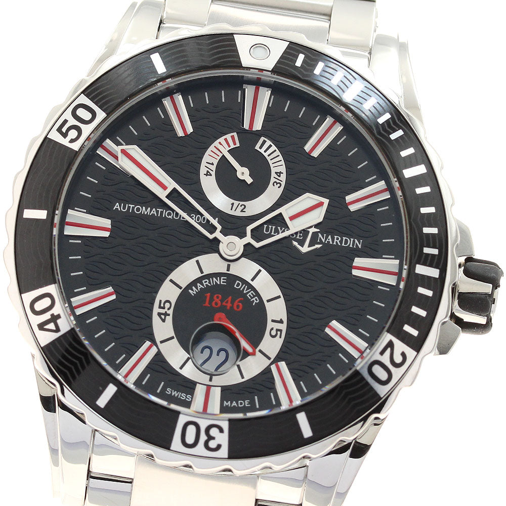 Ulysse Nardin Marine diver 263-10 Date black Dial Automatic Men's Watch_912051
