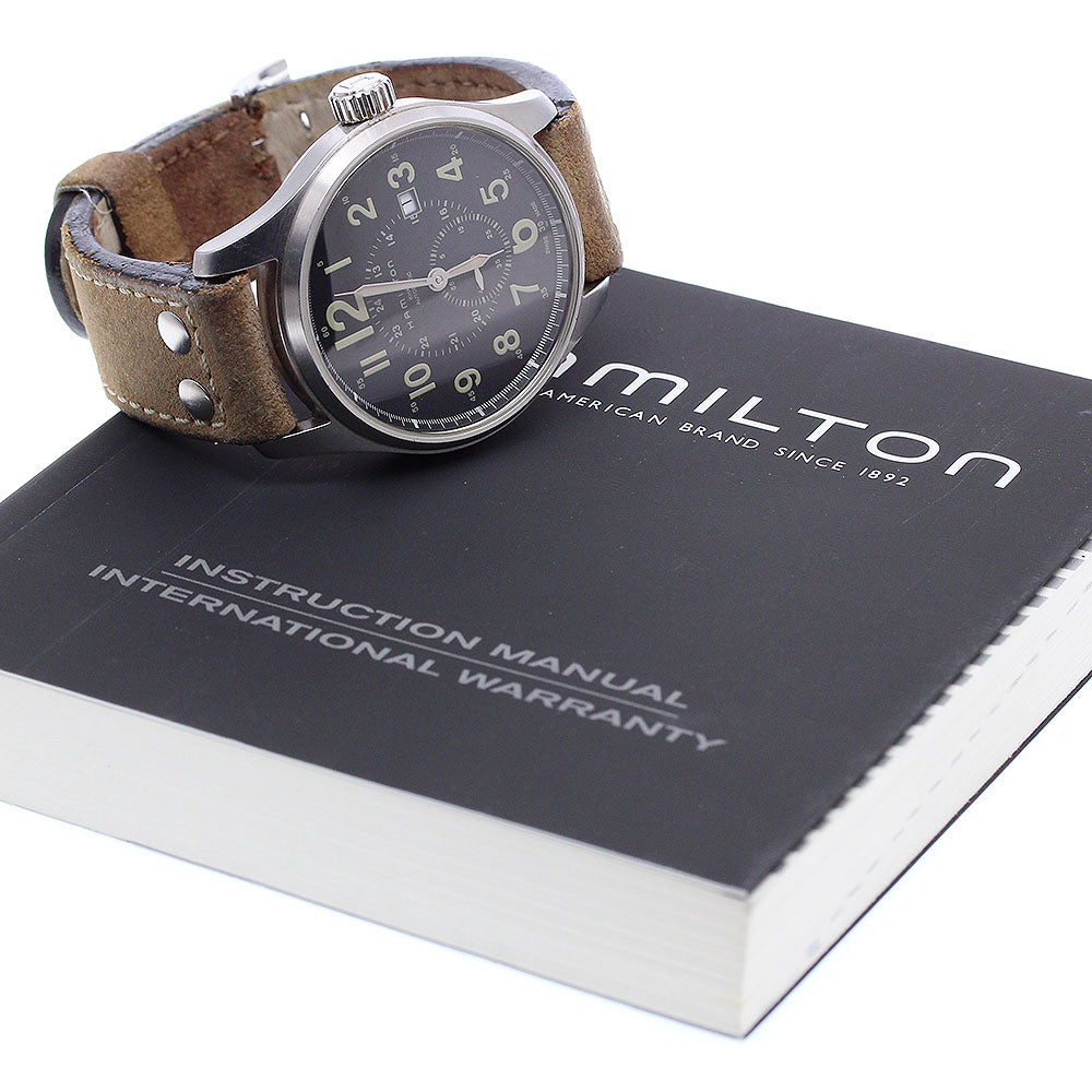 HAMILTON Khaki Officer Auto H706550/H70655733 Small Second AT Men's_912053