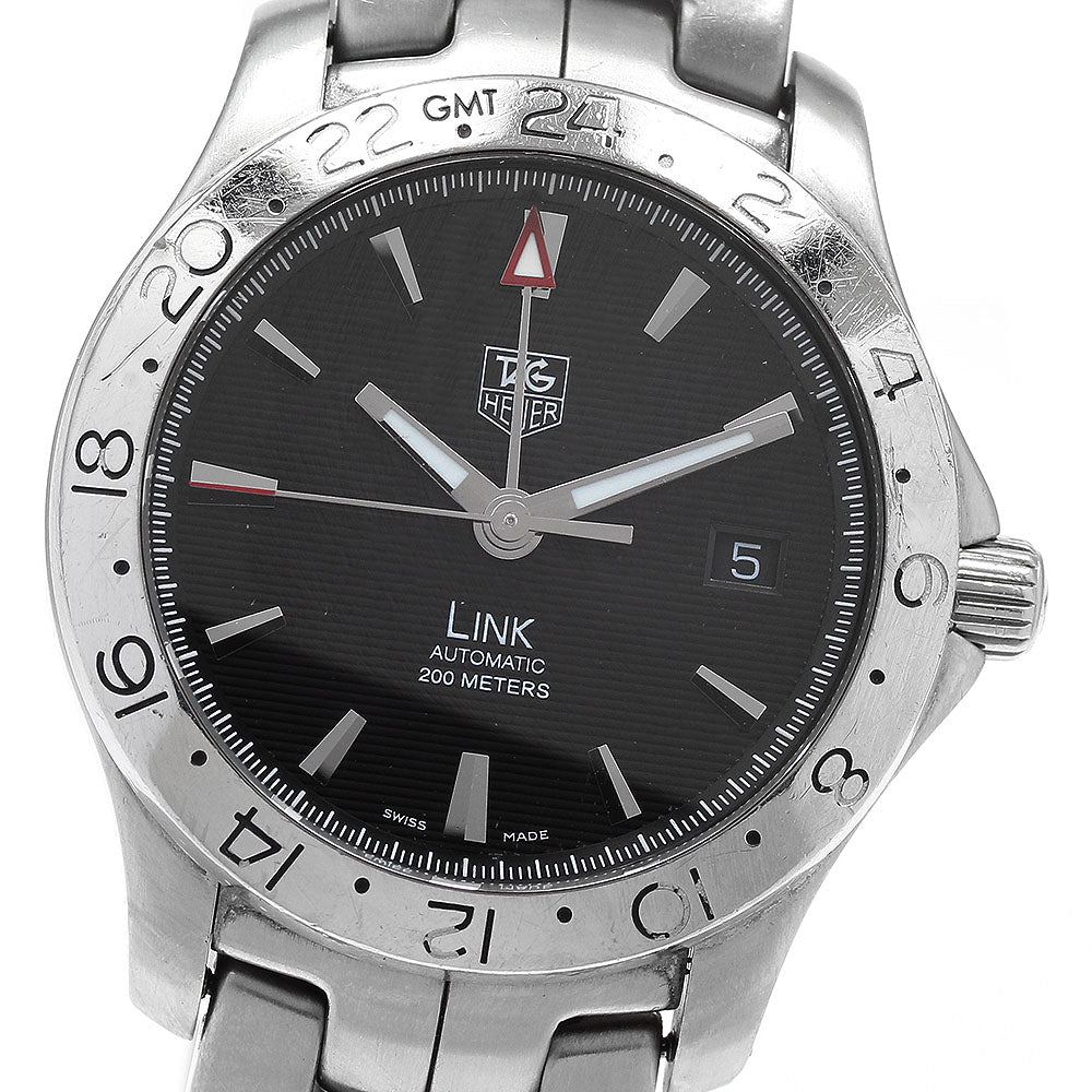 TAG HEUER Link WJF2116 GMT date black Dial Automatic Men's Watch_912057