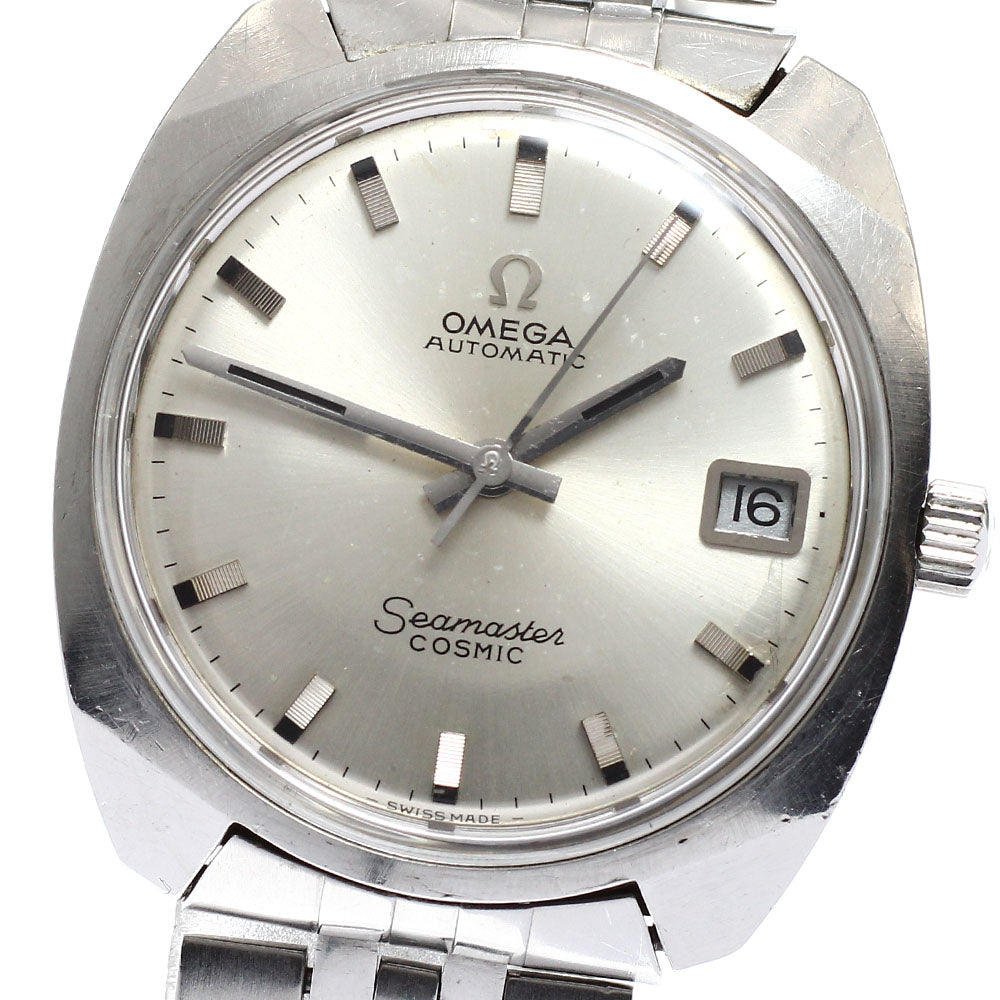 OMEGA Seamaster Cosmic Date Silver Dial Automatic Men's Watch_912085