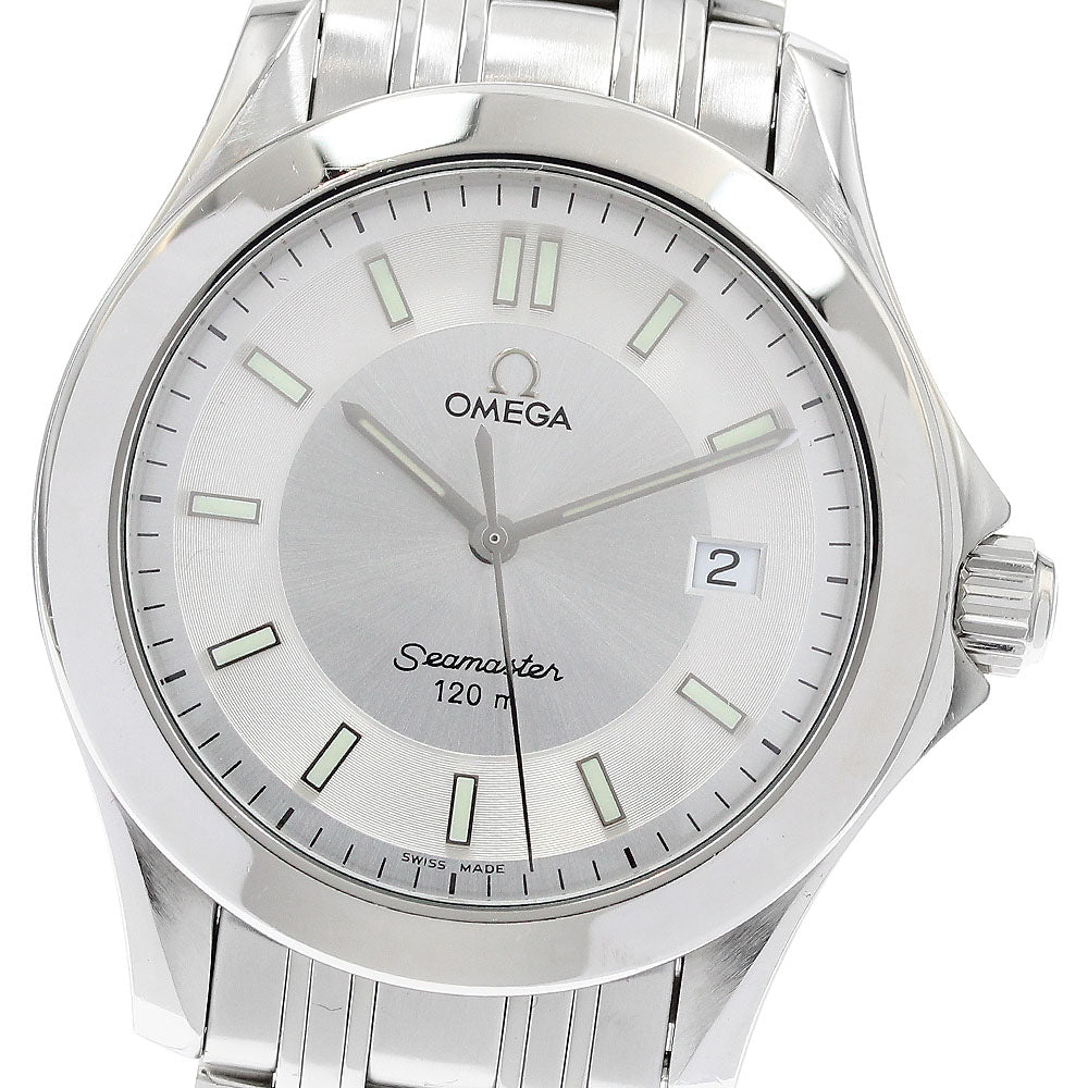 OMEGA Seamaster120 2511.32 Date Silver Dial Quartz Men's Watch_912087