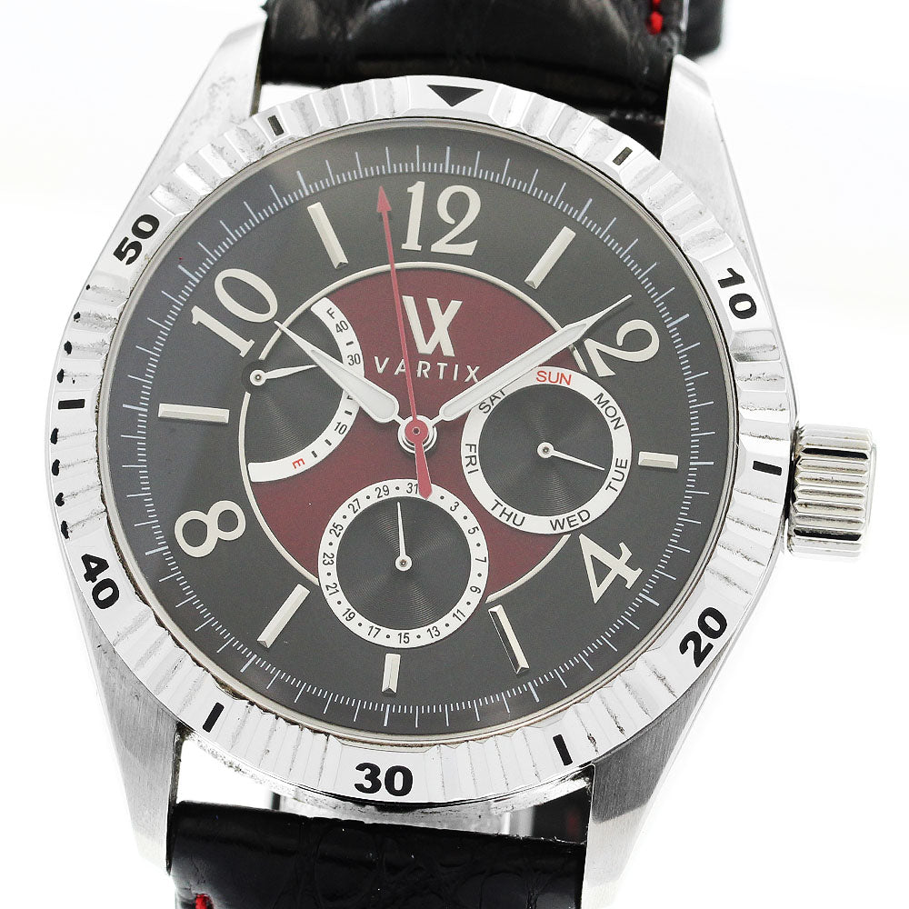 VARTIX ALIVE WA2VN Day-Date Power Reserve Black / red Dial Automatic Men's Watch_912091