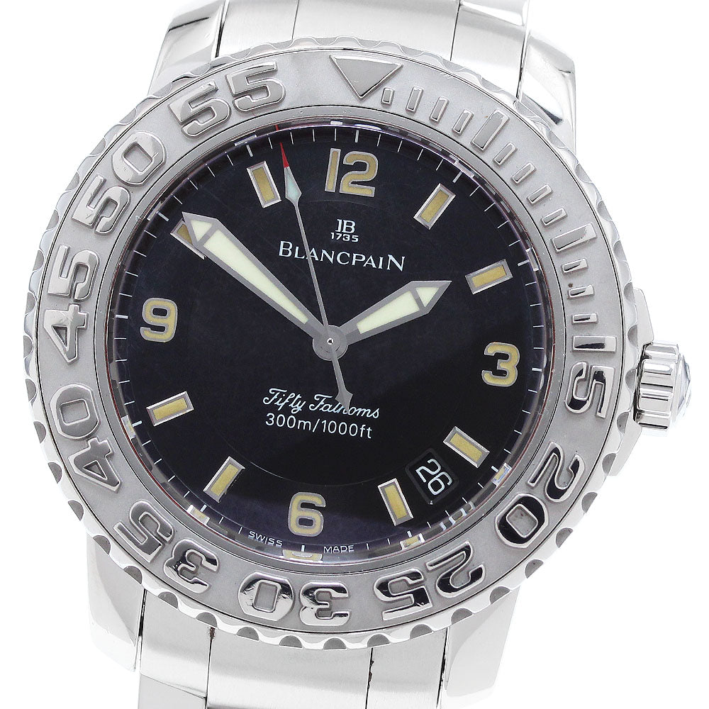 Blancpain Fifty Fathoms 2200-1130-71 Date black Dial Automatic Men's_912093