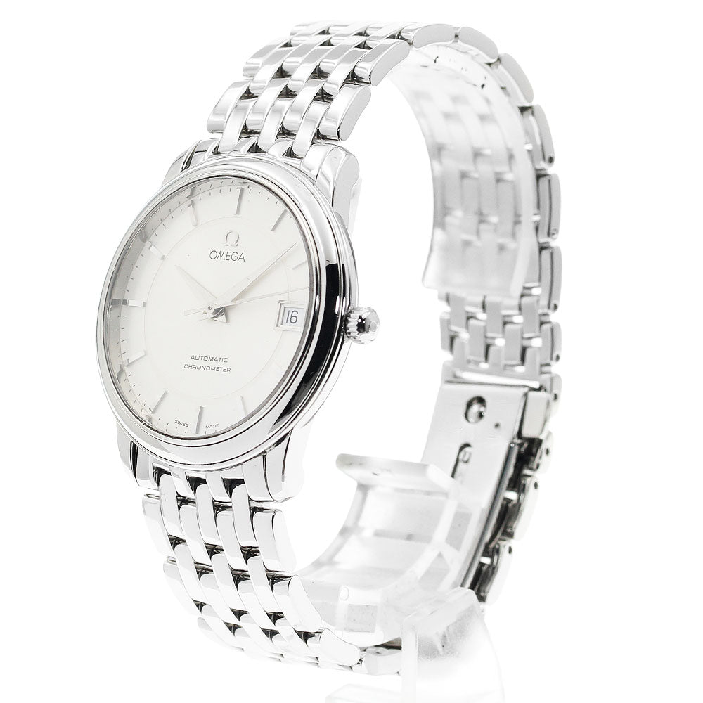 OMEGA De Ville Prestige 4500.31 Date Silver Dial Automatic Men's Watch_912114