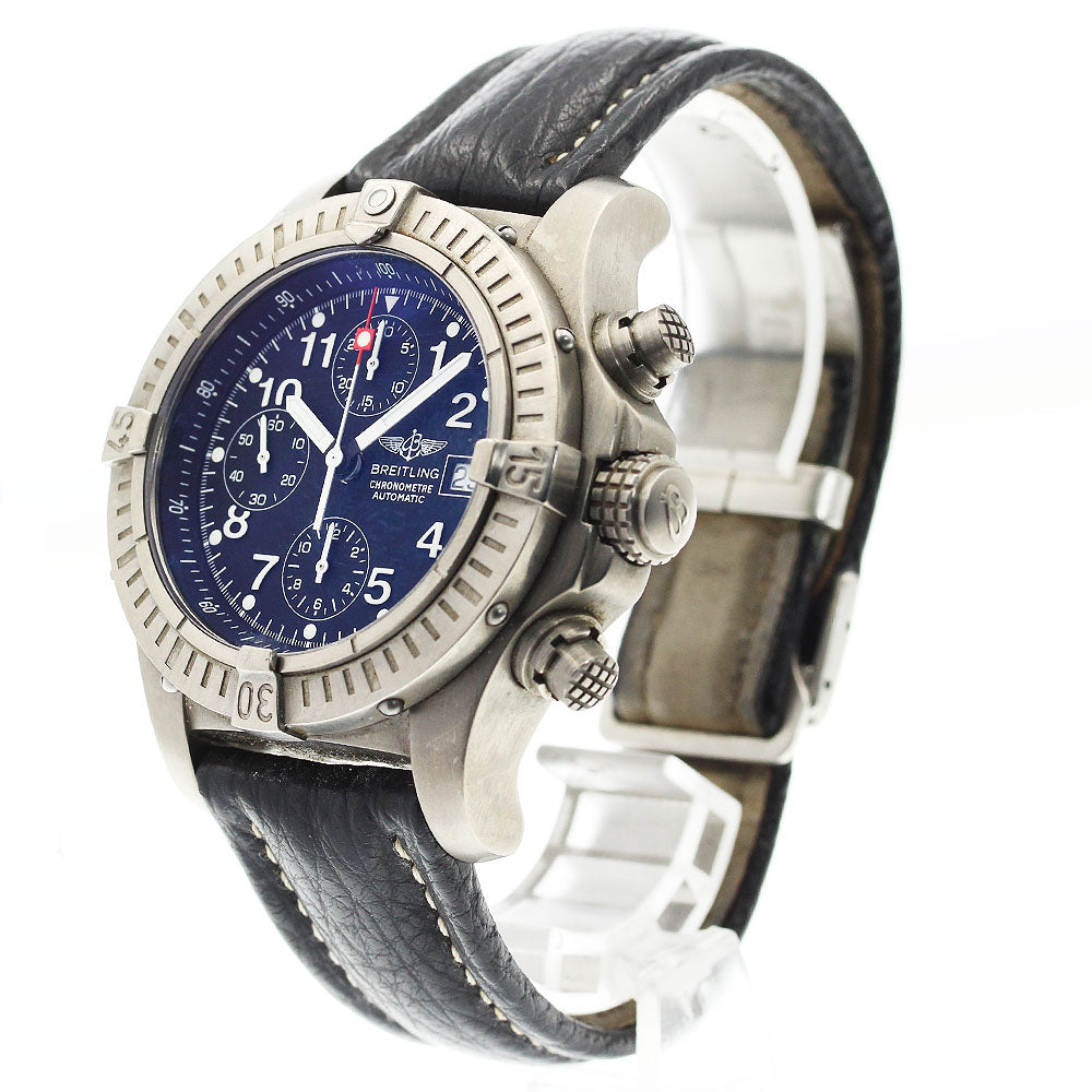 BREITLING Chrono Avenger E13360 Date Chronograph black Dial Automatic Men's Watch_912128