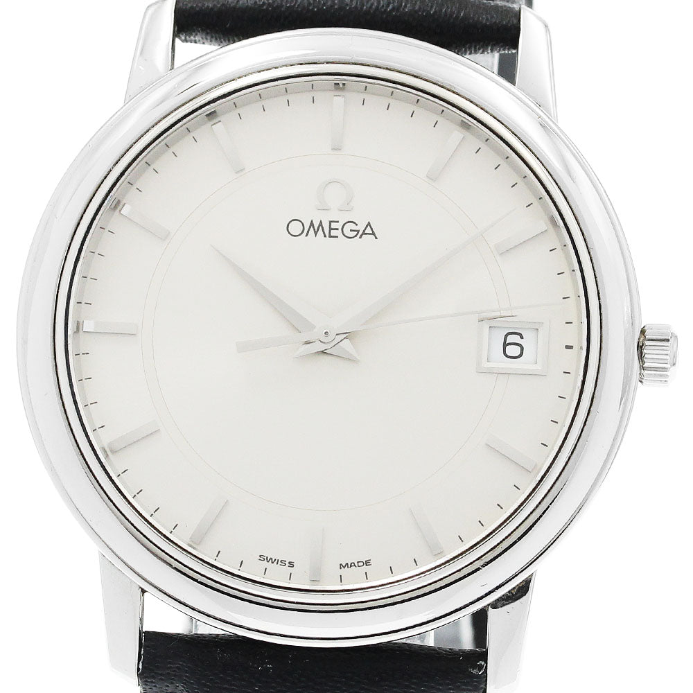 OMEGA De Ville Prestige 4510.31 Date Silver Dial Quartz Men's Watch_912130