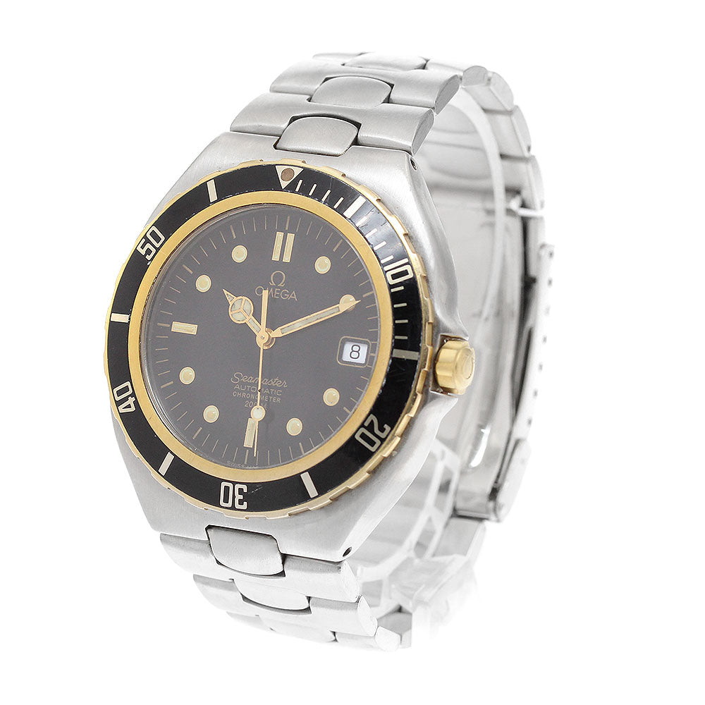 OMEGA Seamaster200 Date Yellow Gold Bezel Large Size 39MM AT Men's Watch_912141