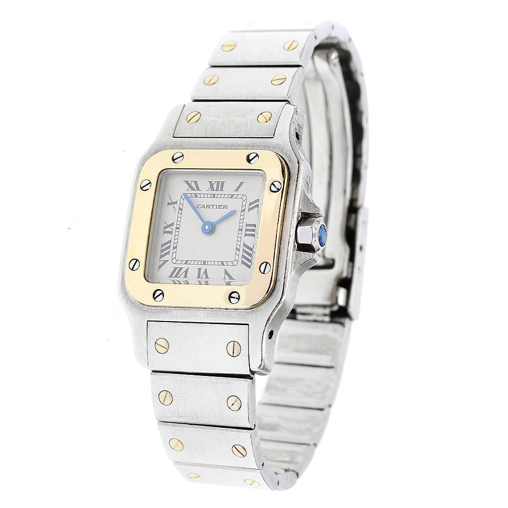CARTIER Santos GalbeeSM W20012C4 beige Dial Quartz Ladies Watch_912147