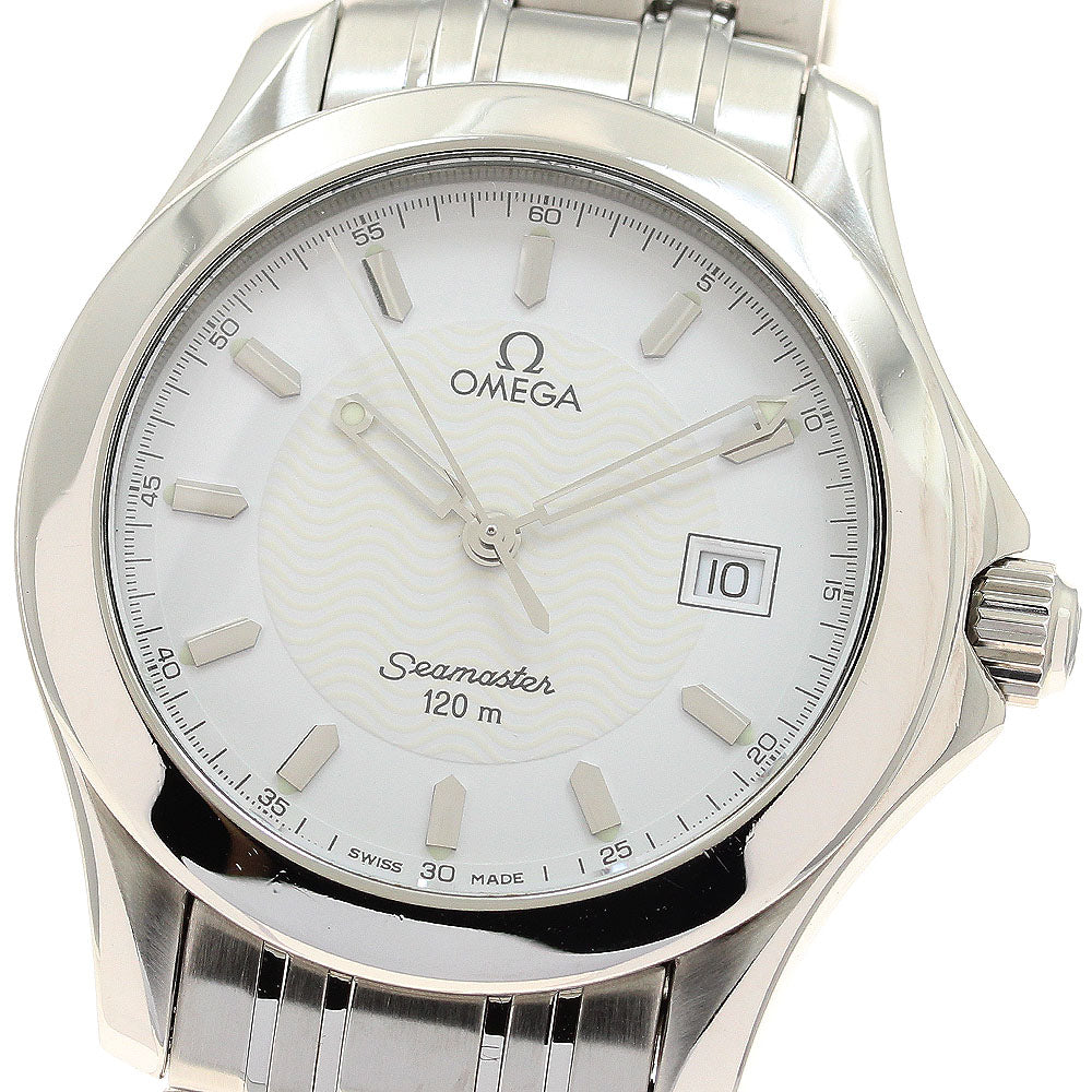 OMEGA Seamaster120 2511.21 Date white Dial Quartz Men's Watch_912165