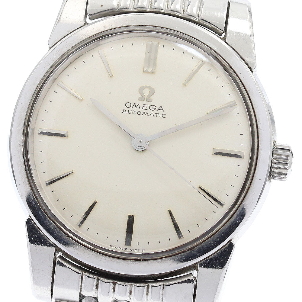 OMEGA 165.009 Rice Bracelet Cal.552 Silver Dial Automatic Men's Watch_912193