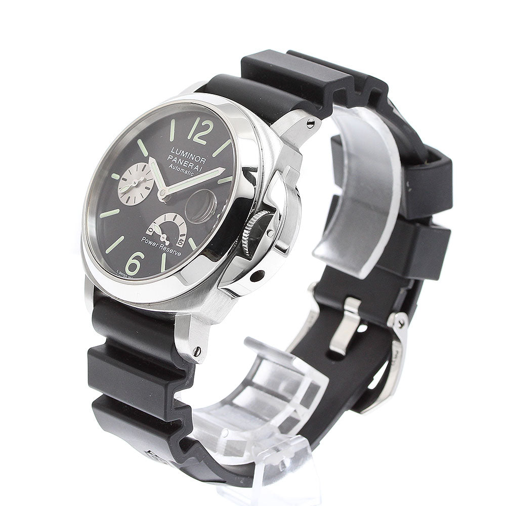 PANERAI Luminor PAM00125 Date power reserve black Dial Automatic Men's_912213