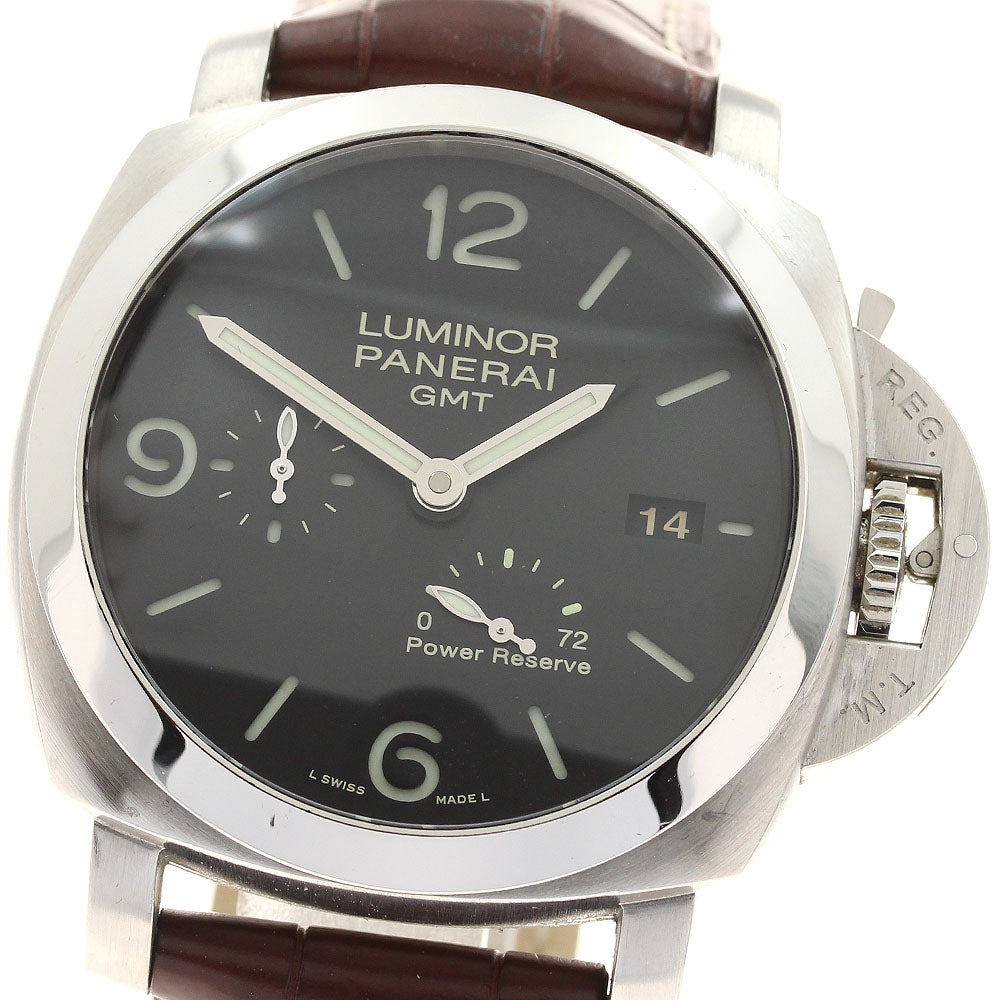 PANERAI Luminor 1950 PAM00321 3 Days GMT black Dial Automatic Men's Watch_912232