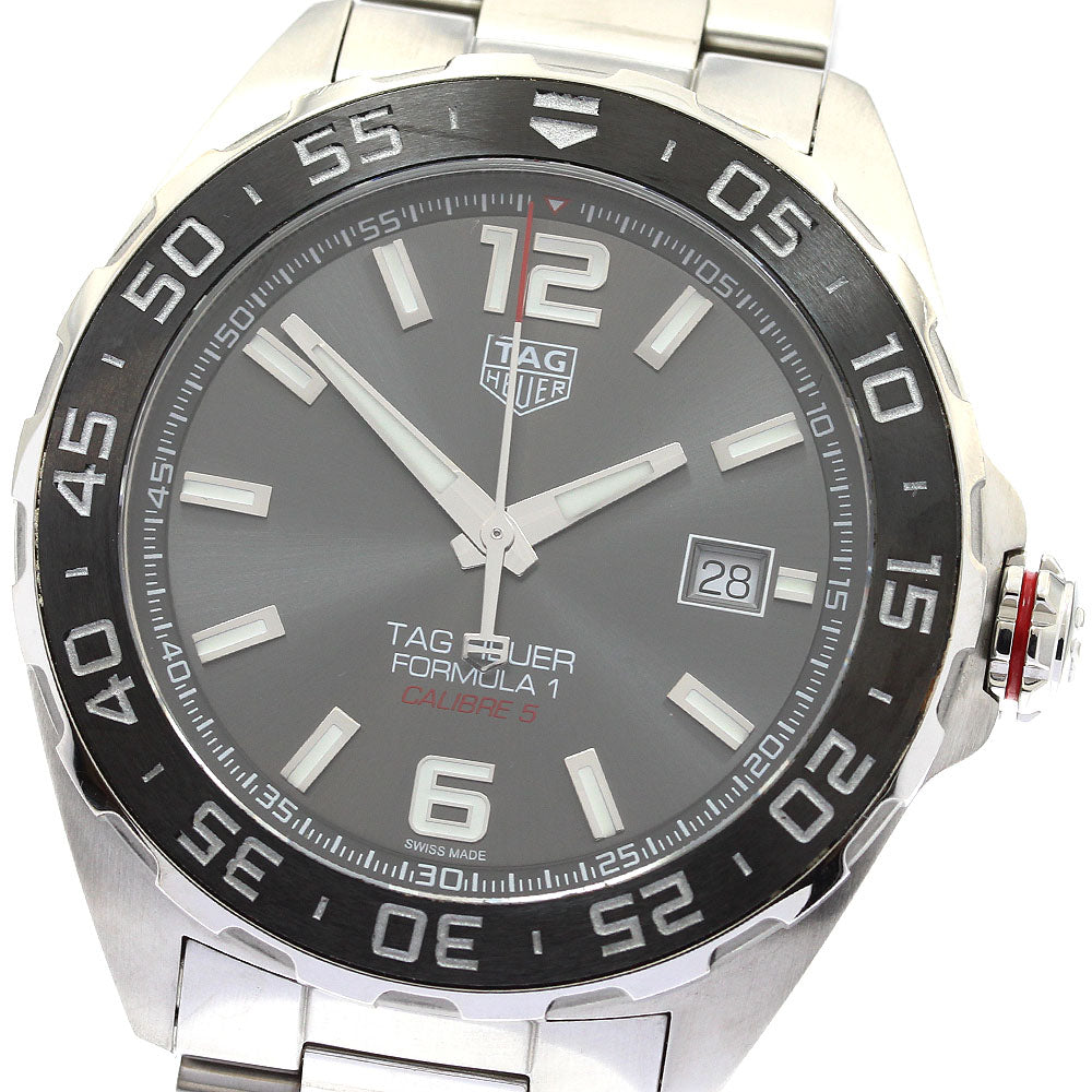 TAG HEUER Formula 1 WAZ2011 caliber 5 gray Dial Automatic Men's Watch_912242