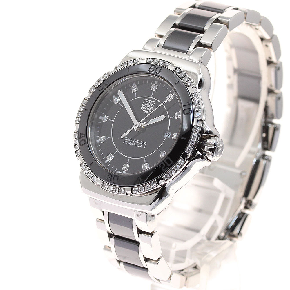 TAG HEUER Formula 1 WAH1312 12P diamond bezel Quartz Ladies Watch_912244
