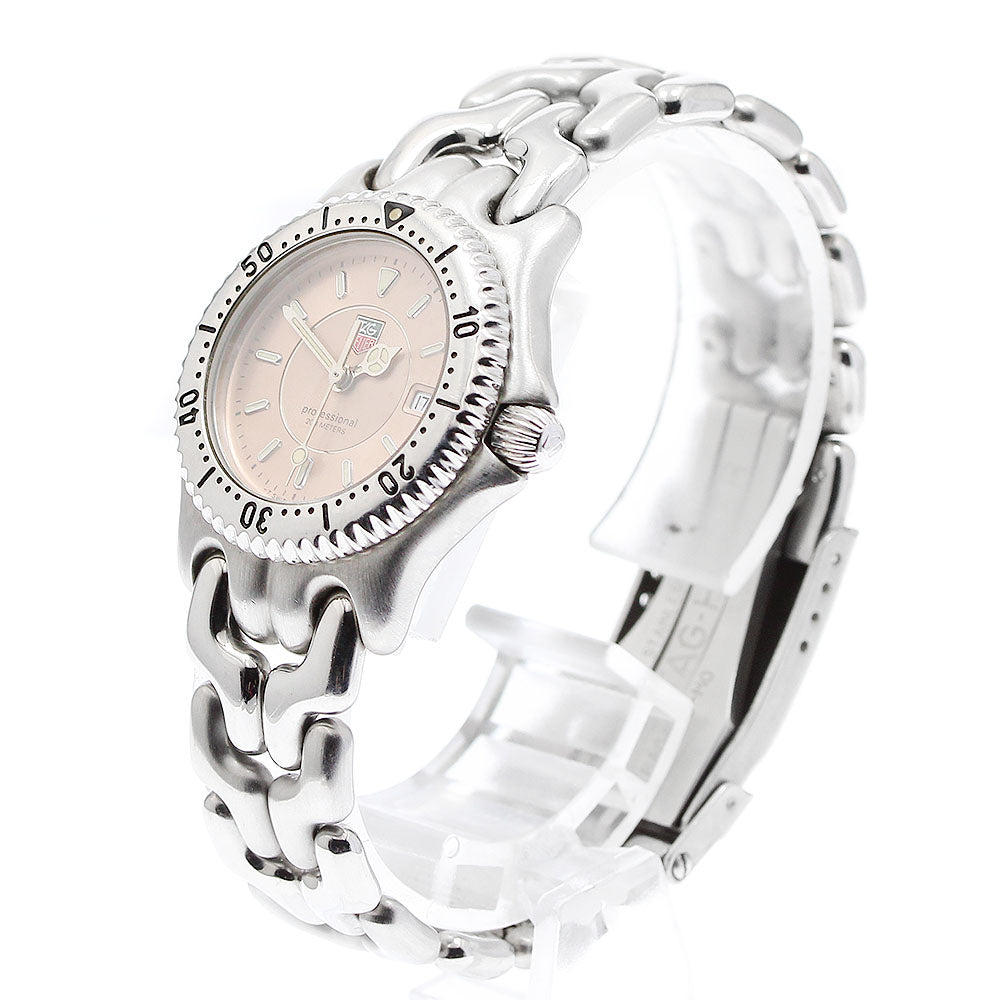 TAG HEUER S/el WG131D Date pink Dial Quartz Ladies Watch_912247