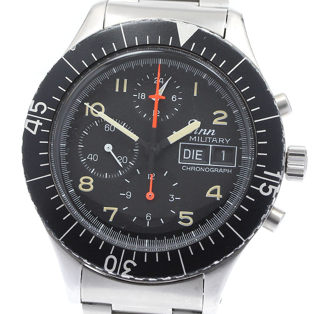 Sinn military pilot 156.B Chronograph day date black Dial Automatic Men's_912249