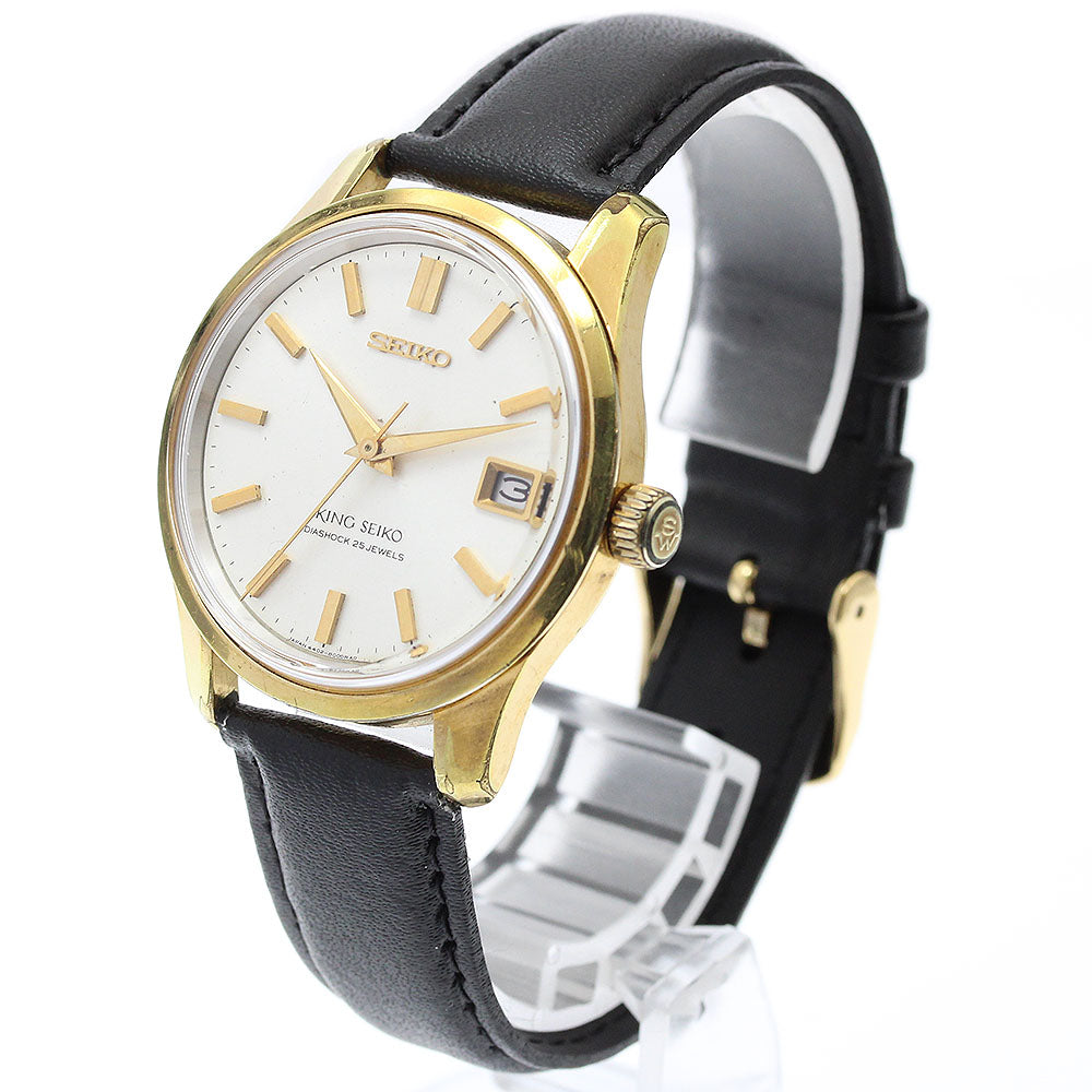 SEIKO King Seiko 4402-8000 Date Silver Dial Hand Winding Men's Watch_912254