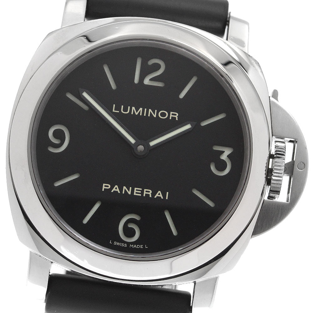 PANERAI Luminor Base 44MM PAM00112 black Dial Hand Winding Men's Watch_912260
