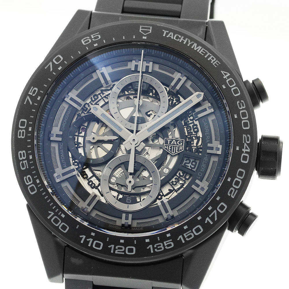 TAG HEUER Carrera Caliber Heuer 01 CAR2A91.BH0742 Chronograph skeleton Dial Automatic Men's Watch_912265