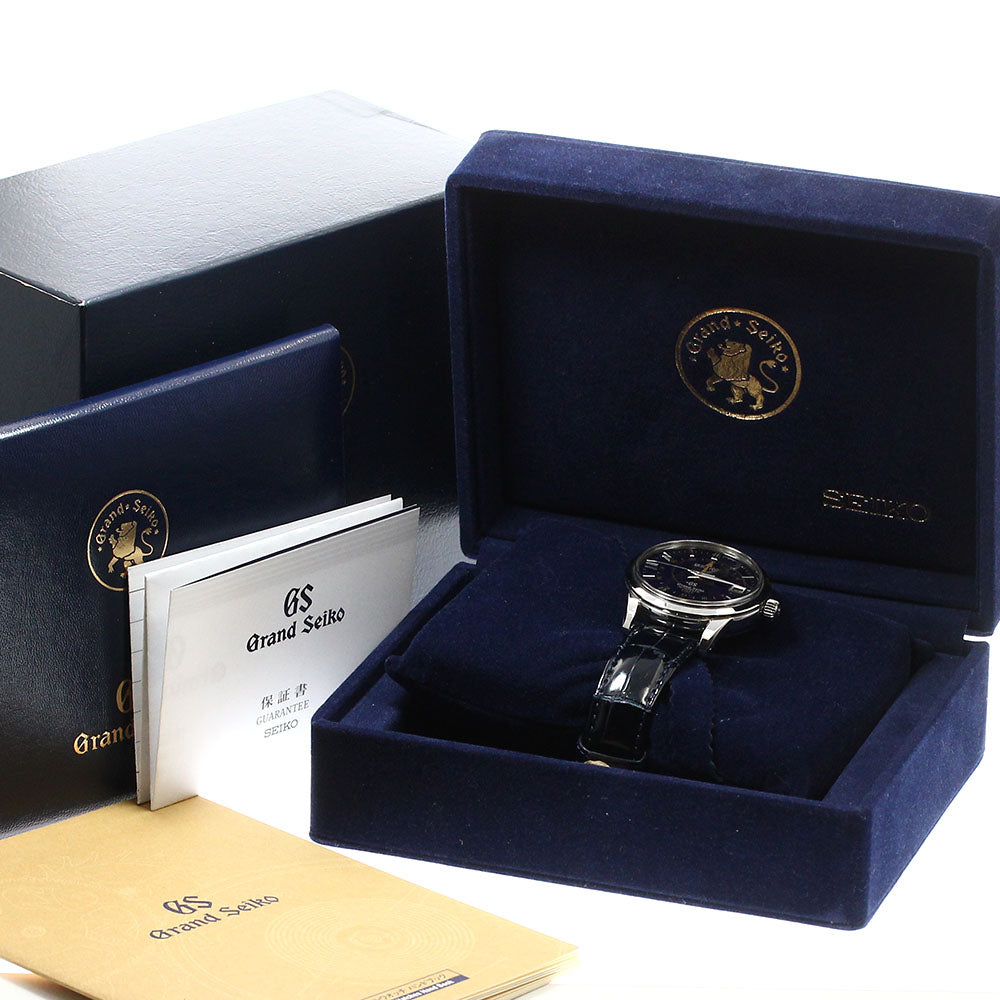 SEIKO Grand Seiko SBGM031/9S66-00D0 Mechanical GMT 10th Anniversary Navy Dial Automatic Men's Watch_912273