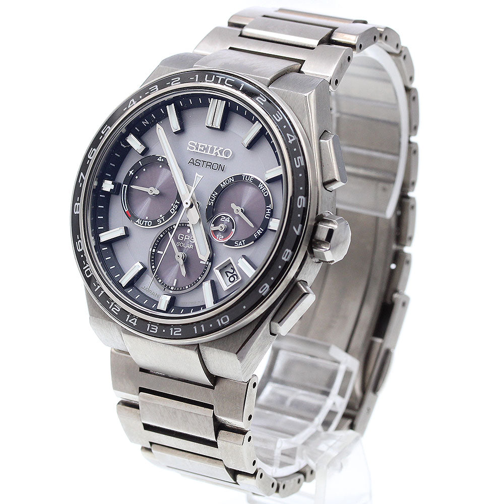 SEIKO Astron SBXC107/5X53-0BR0 GPS Solar Powered Radio Men's Watch_912274