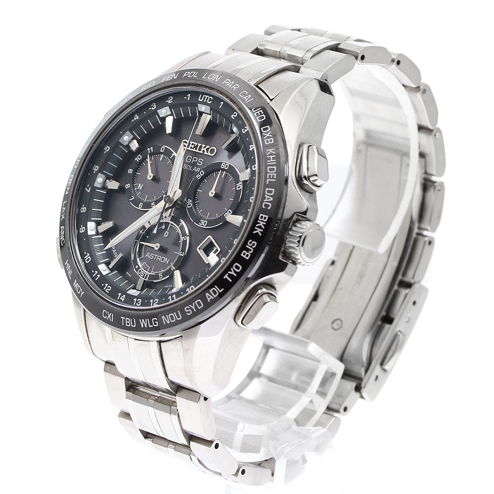 SEIKO Astron SBXB003/8X82-0AB0-1 GPS Solar Powered Radio Men's Watch_912275