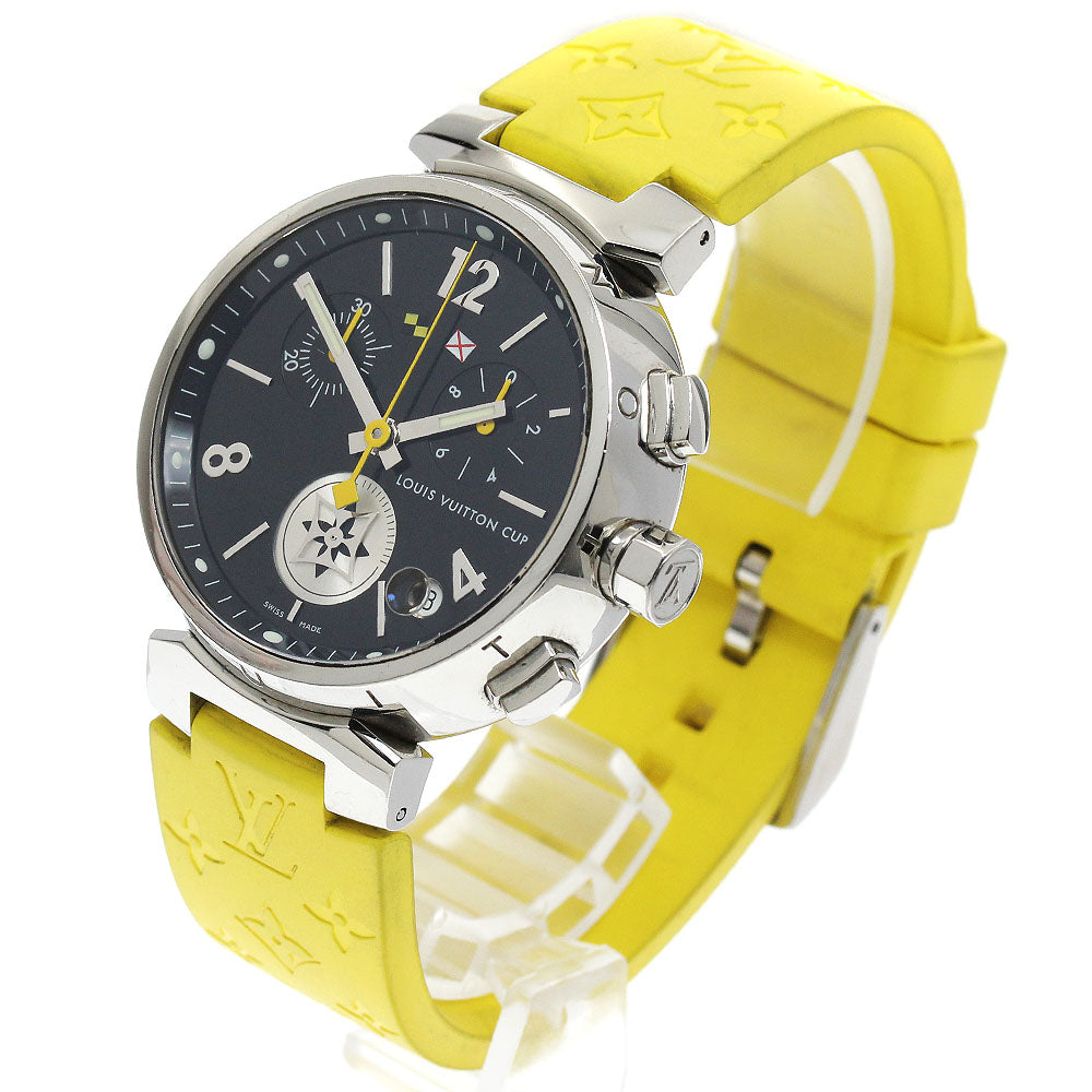 LOUIS VUITTON Tambour Lovely Cup Q11BG Date Chronograph Quartz Men's_912285
