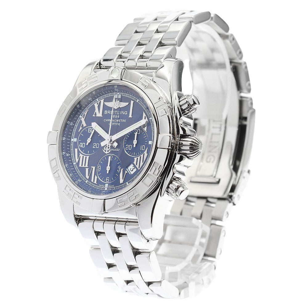 BREITLING Chronomat 44 AB0110 Chronograph Date blue Dial Automatic Men's_912297