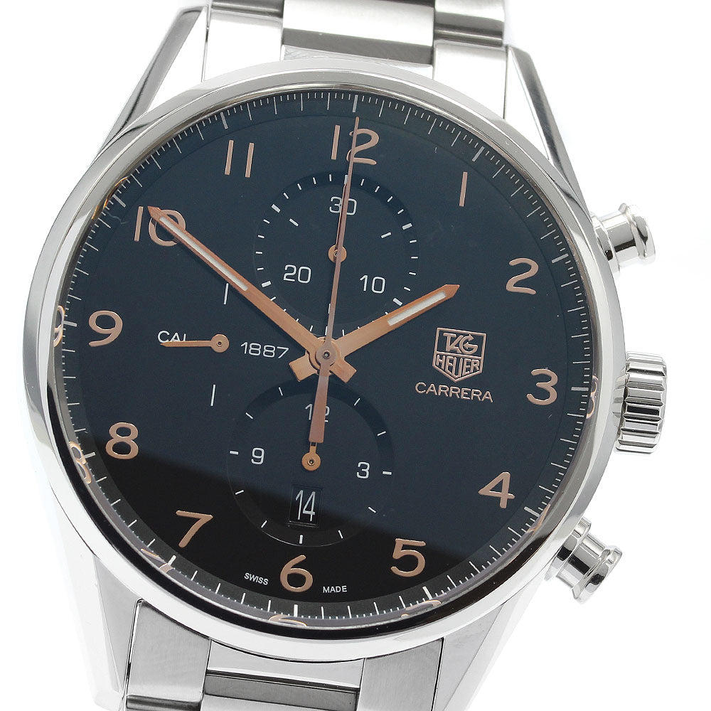 TAG HEUER Carrera Caliber 1887 CAR2014 Chronograph Date black Dial Automatic Men's Watch_912300