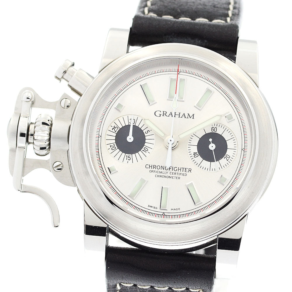 GRAHAM Chrono fighter 2CFAS Chronograph Silver Dial Automatic Men's Watch_912303
