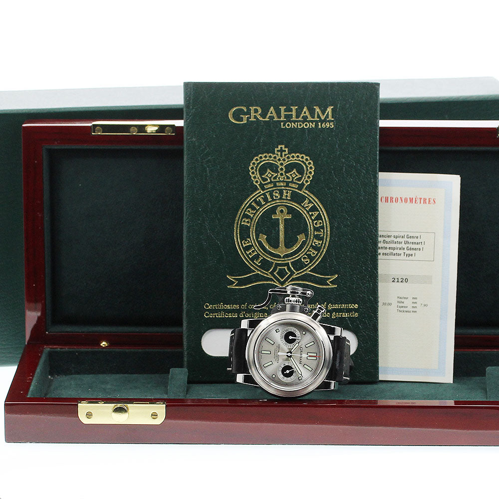 GRAHAM Chrono fighter 2CFAS Chronograph Silver Dial Automatic Men's Watch_912303
