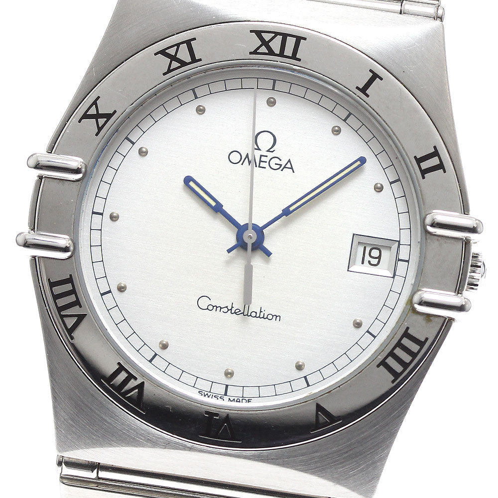 OMEGA Constellation Date Silver Dial Quartz Men's Watch_912309