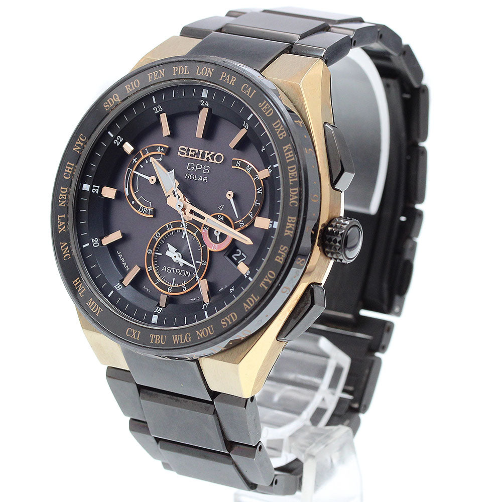 SEIKO Astron SBXB126/8X53-0AV0-2 GPS black Dial Solar Powered Radio Men's_912318