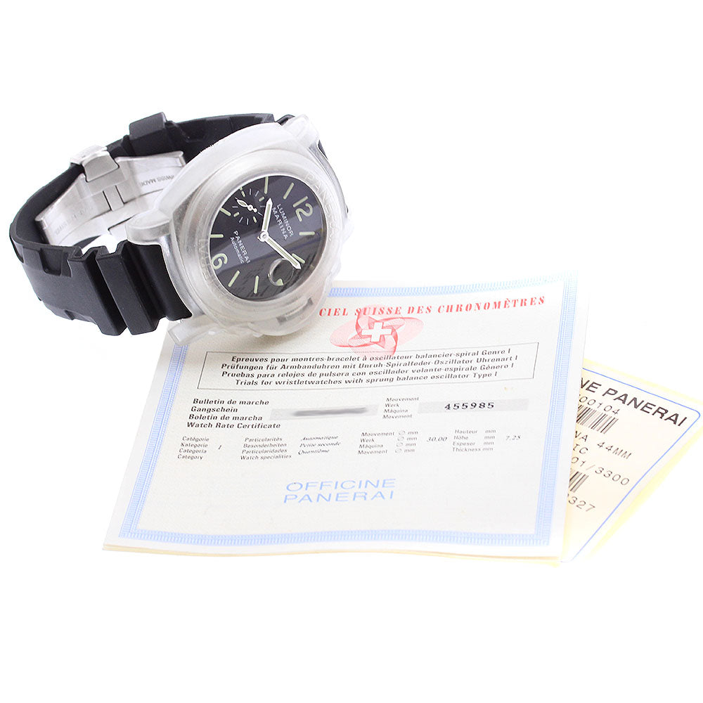 PANERAI Luminor Marina PAM00104 Small Second Date Automatic Men's Watch_912322