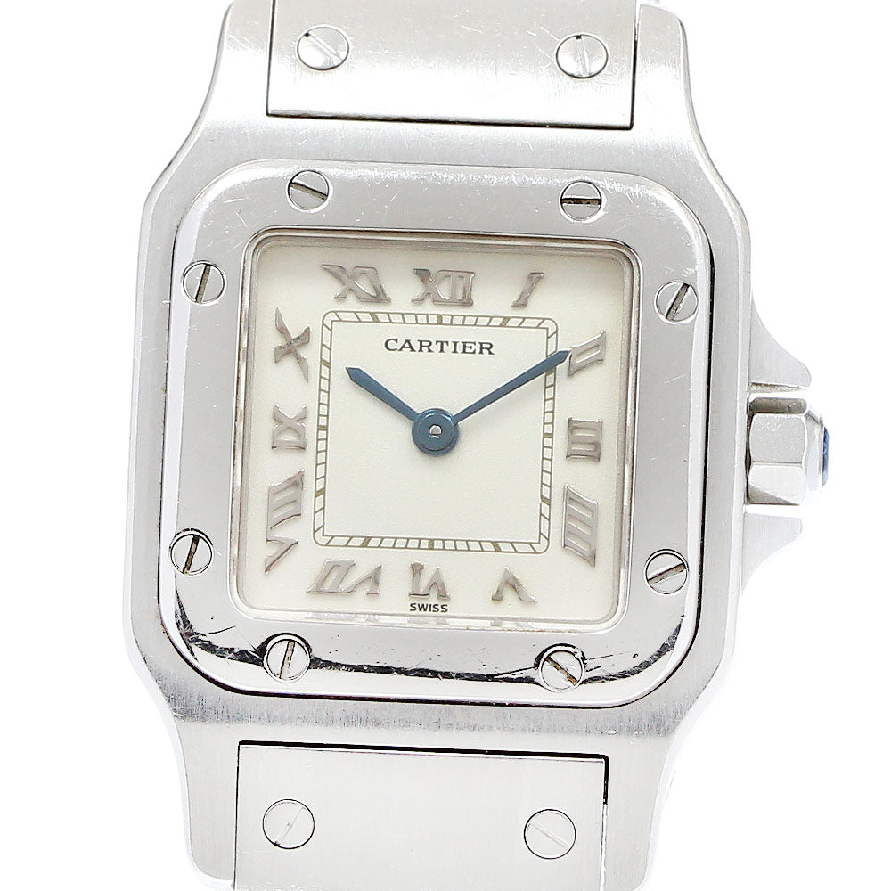 CARTIER Santos Galbee SM W20024D6 Beige Dial Quartz Ladies Watch_912328