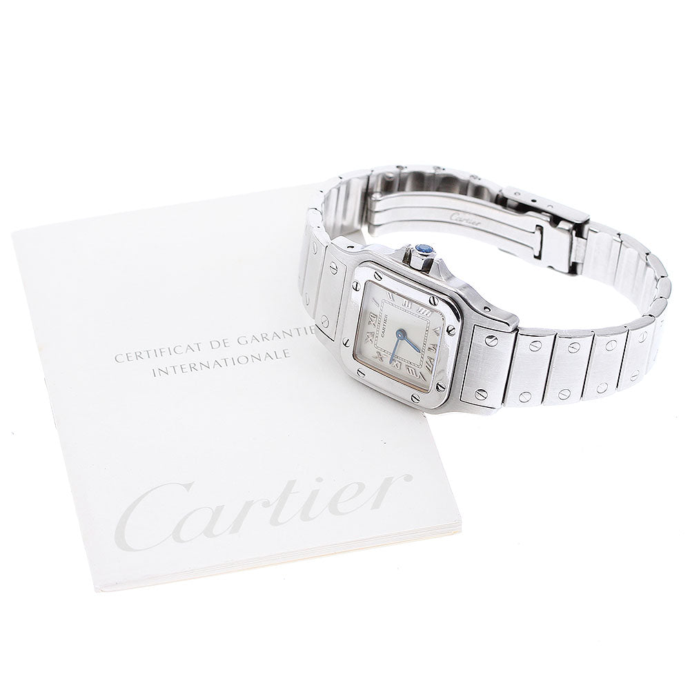 CARTIER Santos Galbee SM W20024D6 Beige Dial Quartz Ladies Watch_912328
