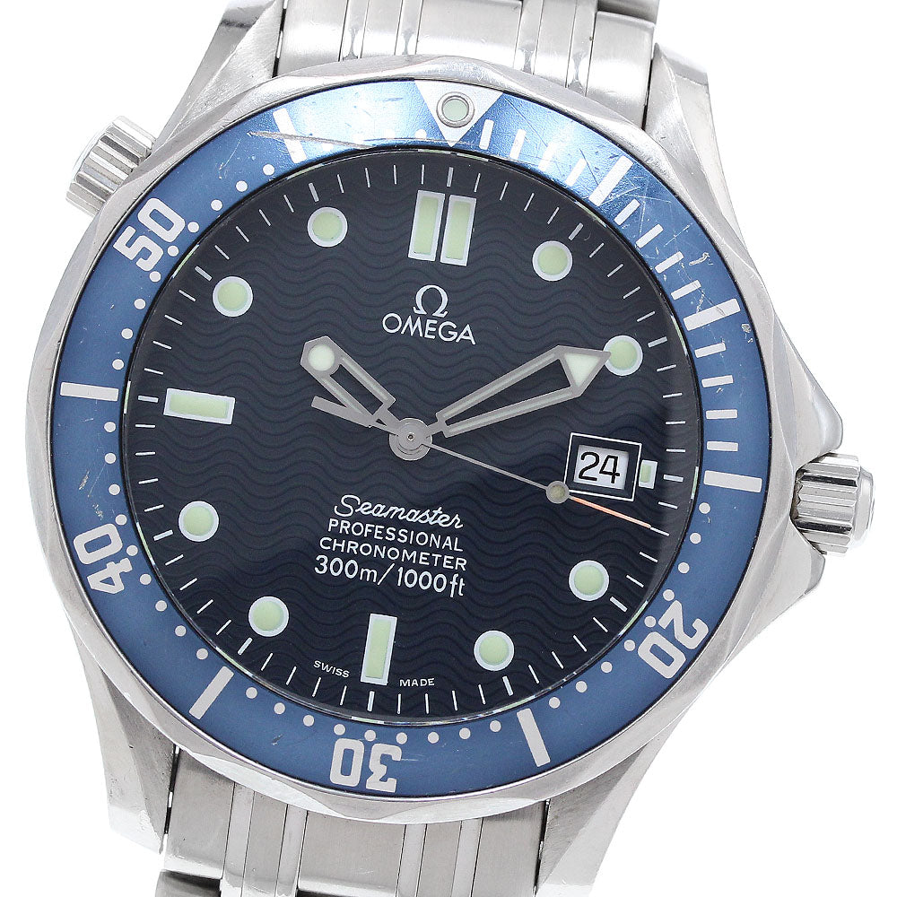 OMEGA Seamaster300 2531.80 Date Navy Dial Automatic Men's Watch_912368
