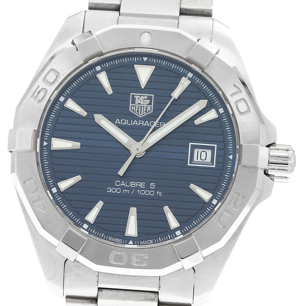 TAG HEUER Aqua racer WAY2112-0 Date Navy Dial Automatic Men's Watch_912378