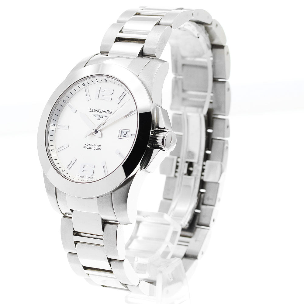 LONGINES Conquest L3.658.4 Date Silver Dial Automatic Men's Watch_912381