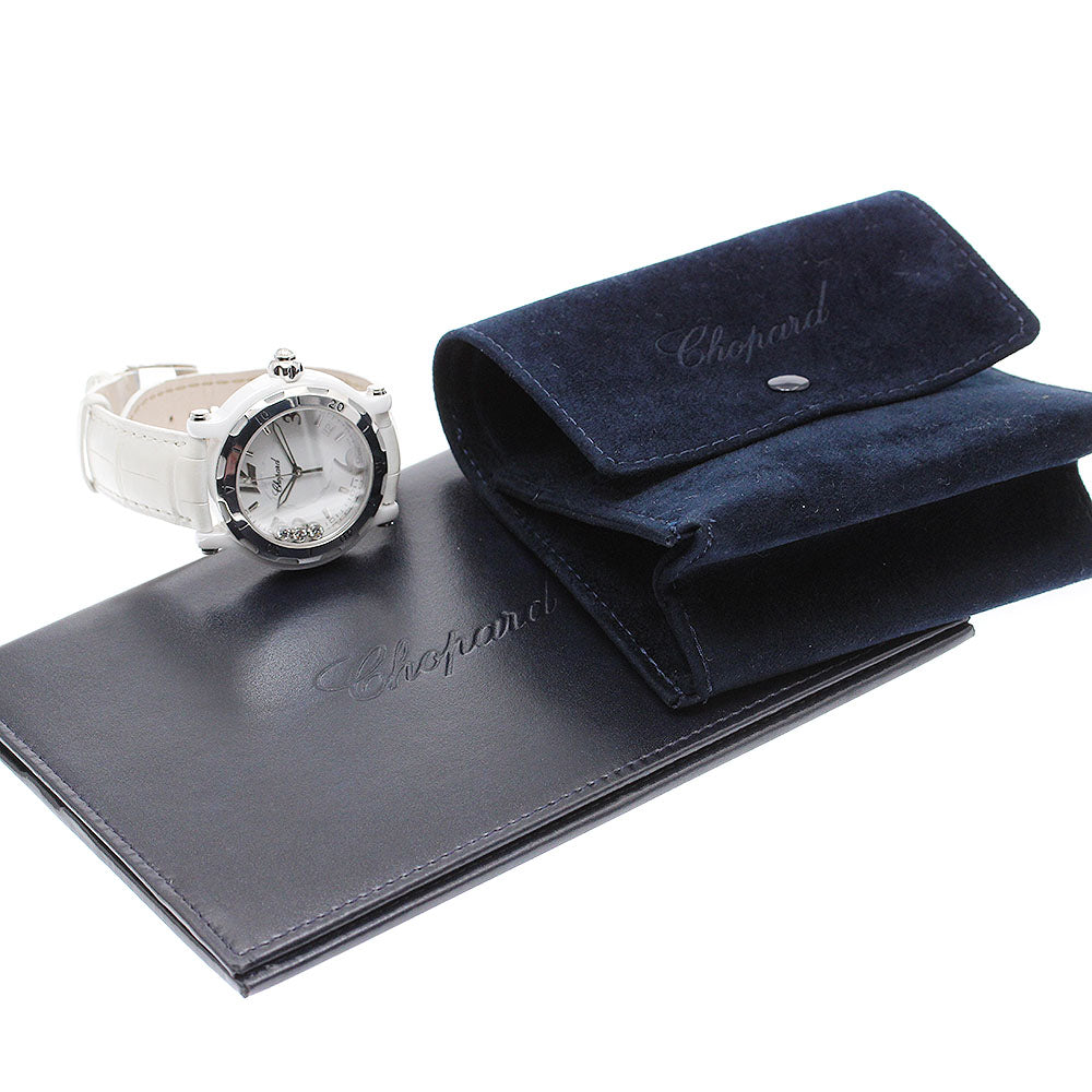 Chopard Happy Sports Happy Ceramic 28/8507 3P Diamond Limited Edition 3000 pieces white Dial Quartz Men's Watch_912384